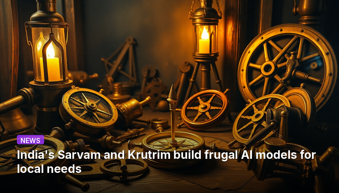 インドのSarvamとKrutrimは、現地のニーズに応じた倹約的なAIモデルを構築しています。