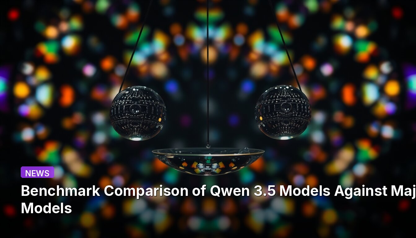 Comparaison de Référence des Modèles Qwen 3.5 avec les Principaux Modèles d'IA