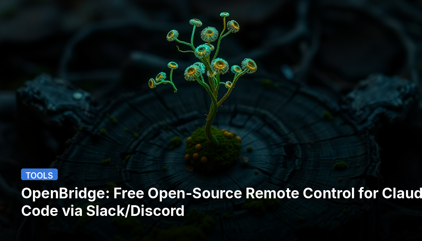 OpenBridge: Controle Remoto Gratuito e de Código Aberto para Claude Code via Slack/Discord