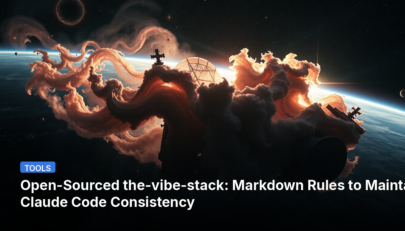 オープンソース化：the-vibe-stack - Claudeコードの一貫性を保つためのMarkdownルール