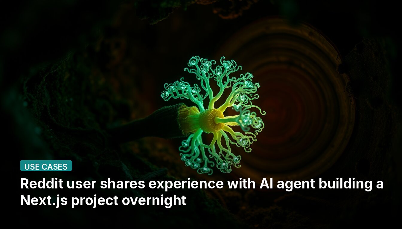 Reddit-Nutzer teilt Erfahrung mit KI-Agent, der über Nacht ein Next.js-Projekt erstellt
