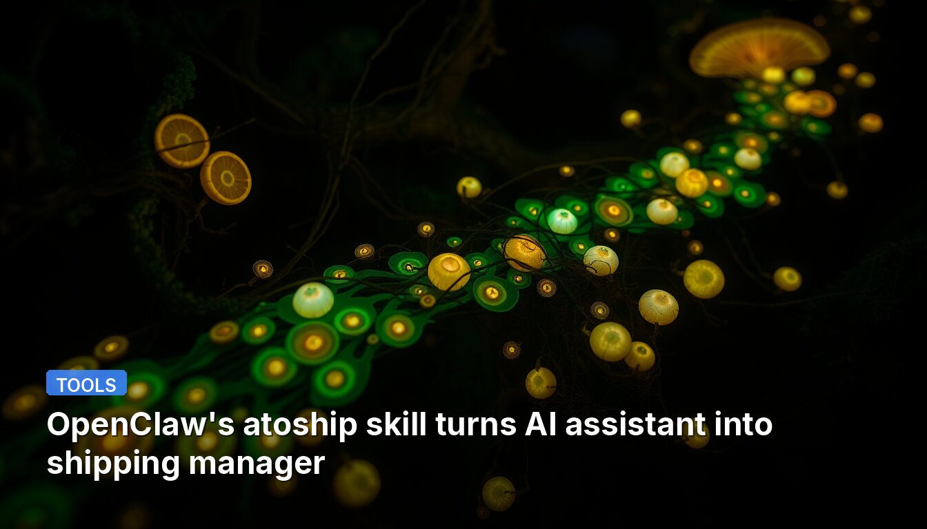 OpenClaw's atoship skill turns AI assistant into shipping manager