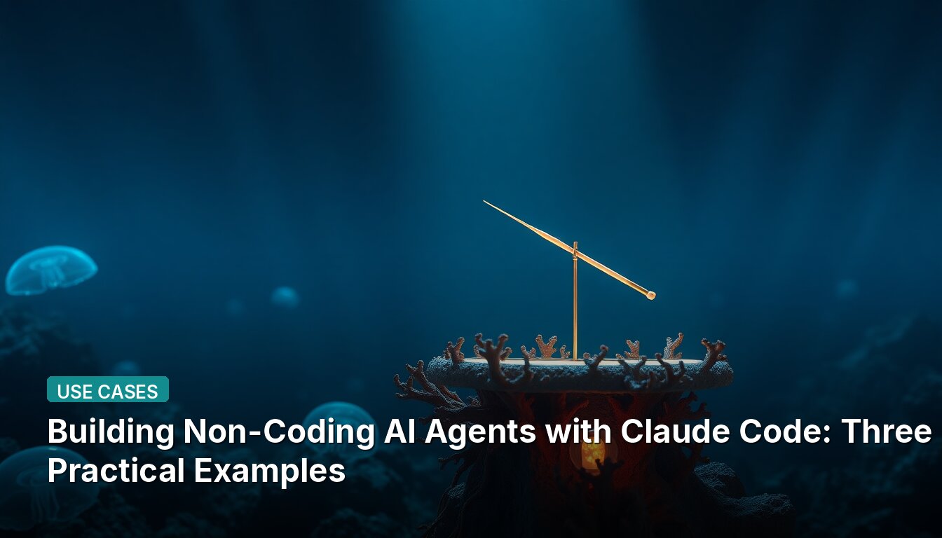 Construyendo Agentes de IA sin Código con Claude Code: Tres Ejemplos Prácticos