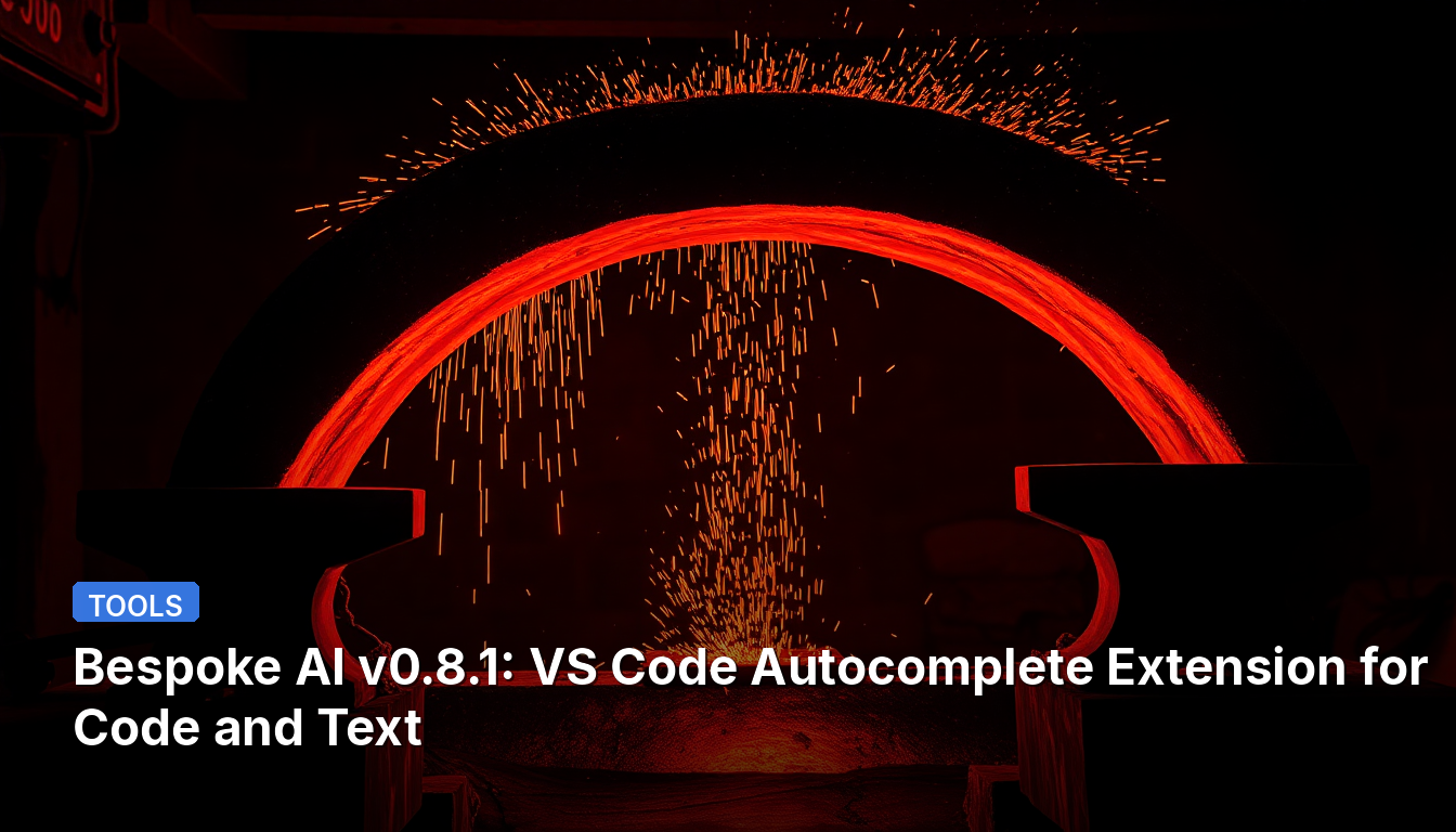 Bespoke AI v0.8.1: Extensão de Autocompletar do VS Code para Código e Texto