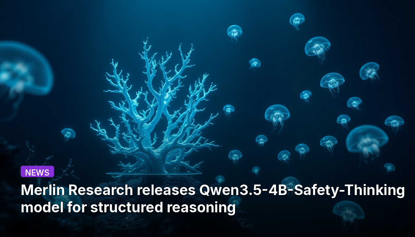 マーリンリサーチが構造化推論のためのQwen3.5-4B-Safety-Thinkingモデルをリリース