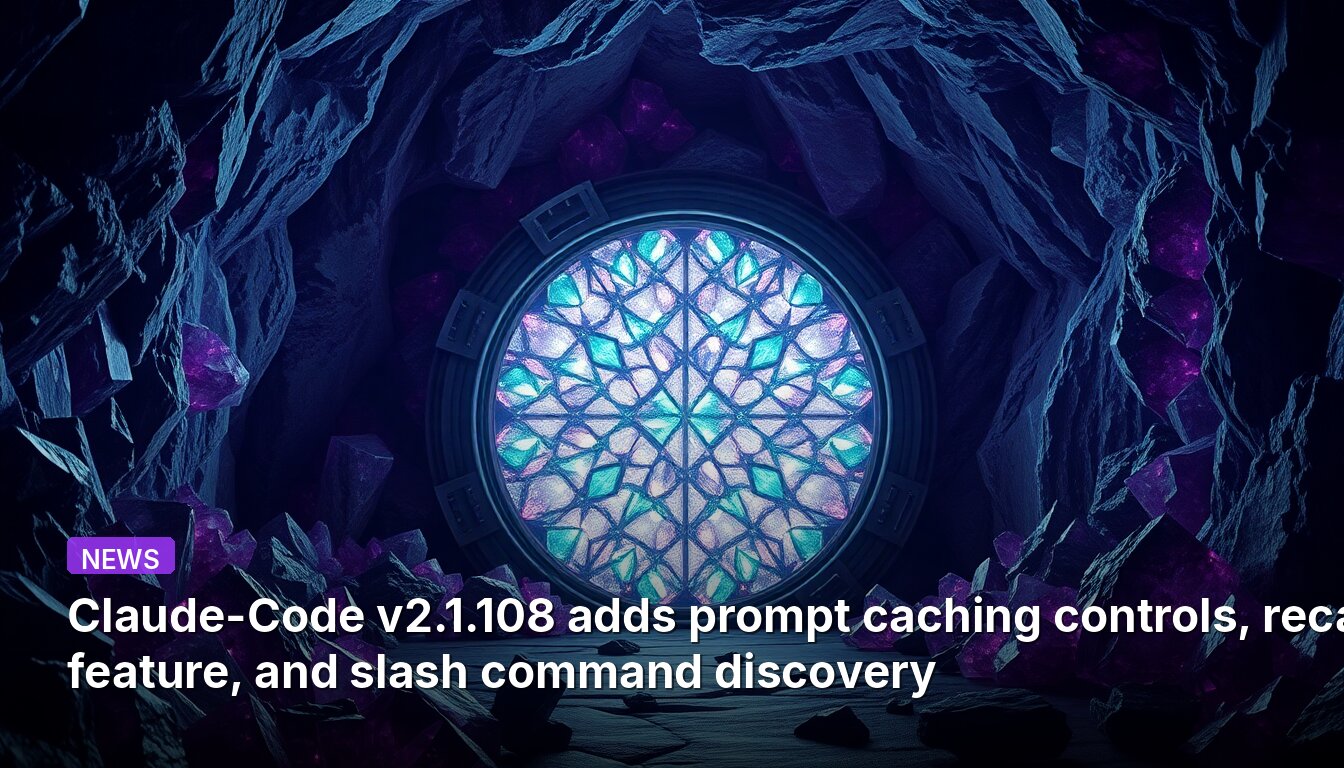 Claude-Code v2.1.108 agrega controles de almacenamiento en caché de prompts, función de resumen y descubrimiento de comandos de barra diagonal.