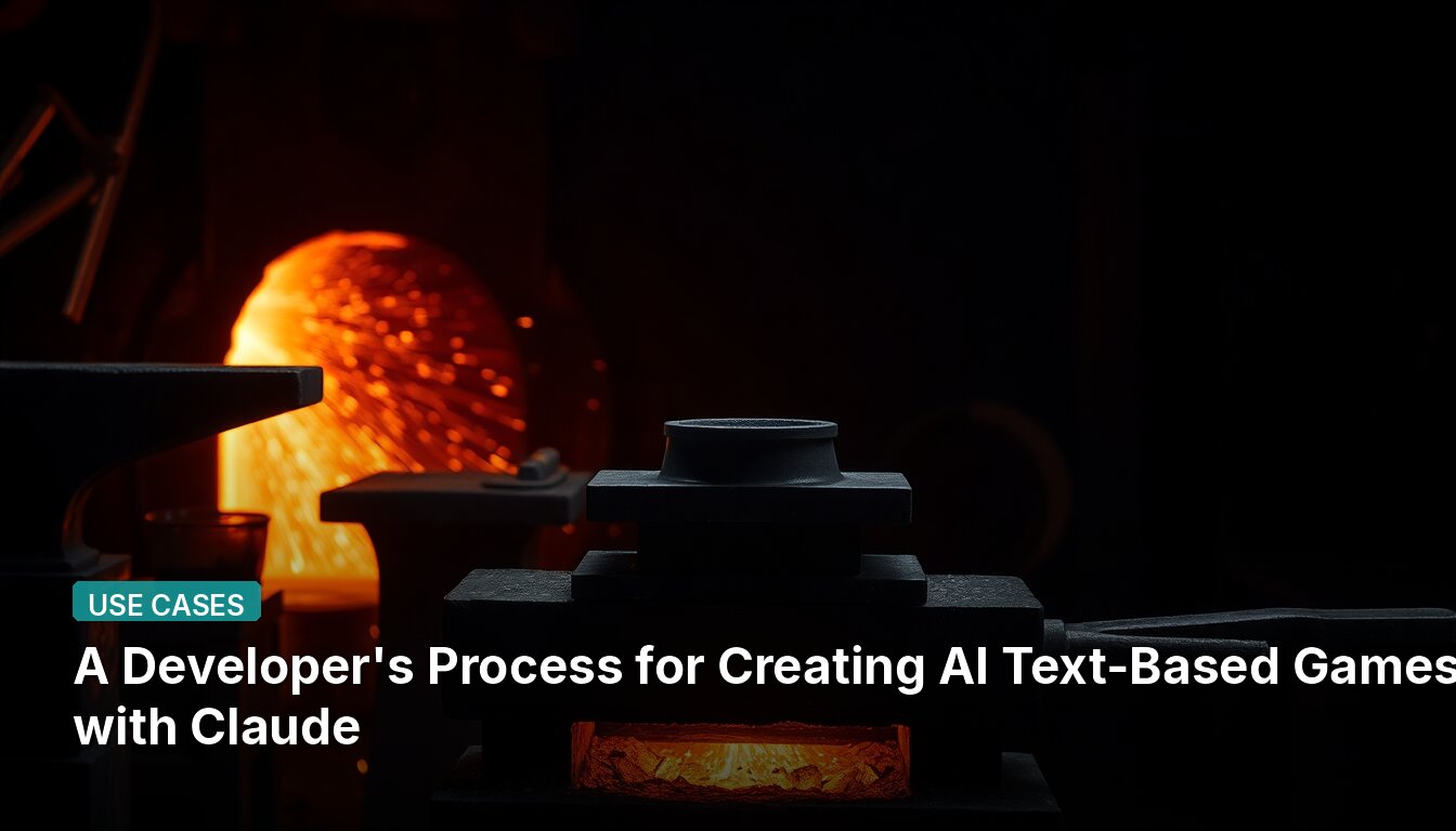 A Developer's Process for Creating AI Text-Based Games with Claude