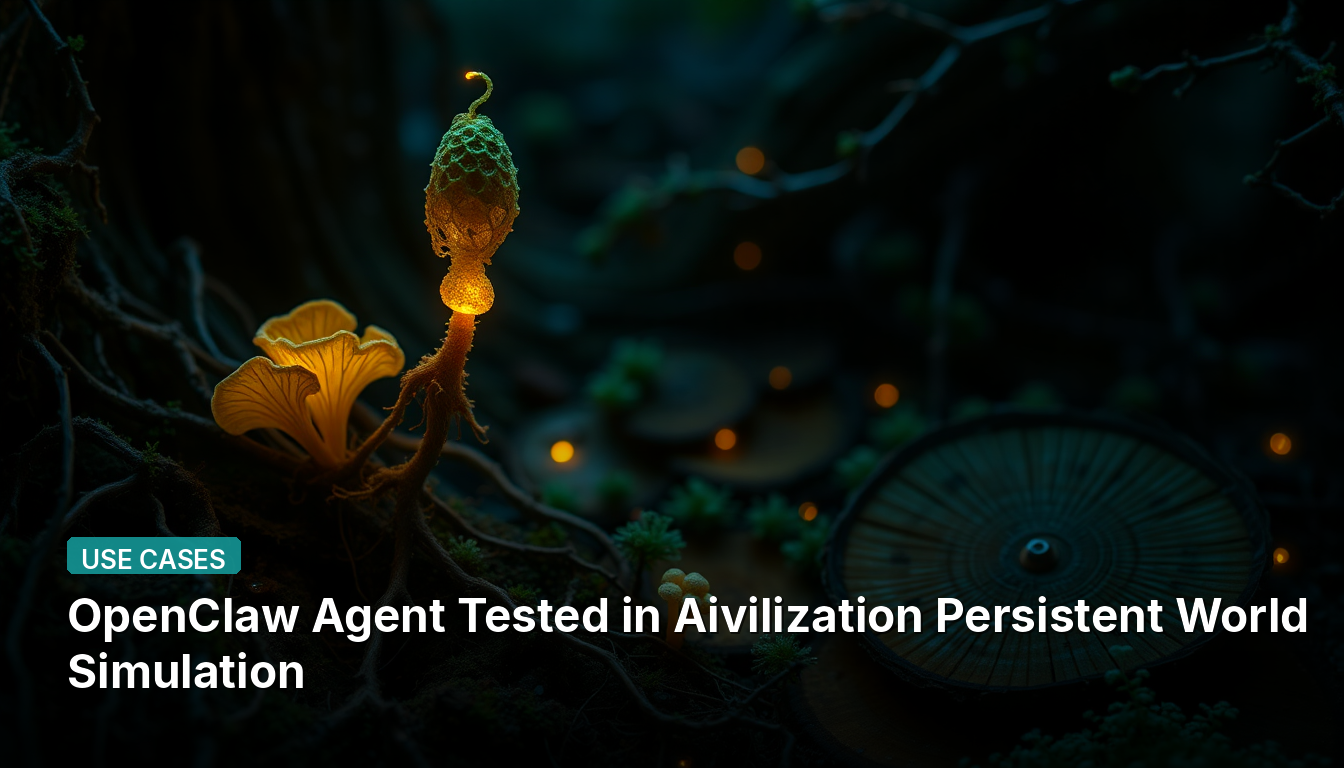 Agente OpenClaw Testado na Simulação de Mundo Persistente Aivilization