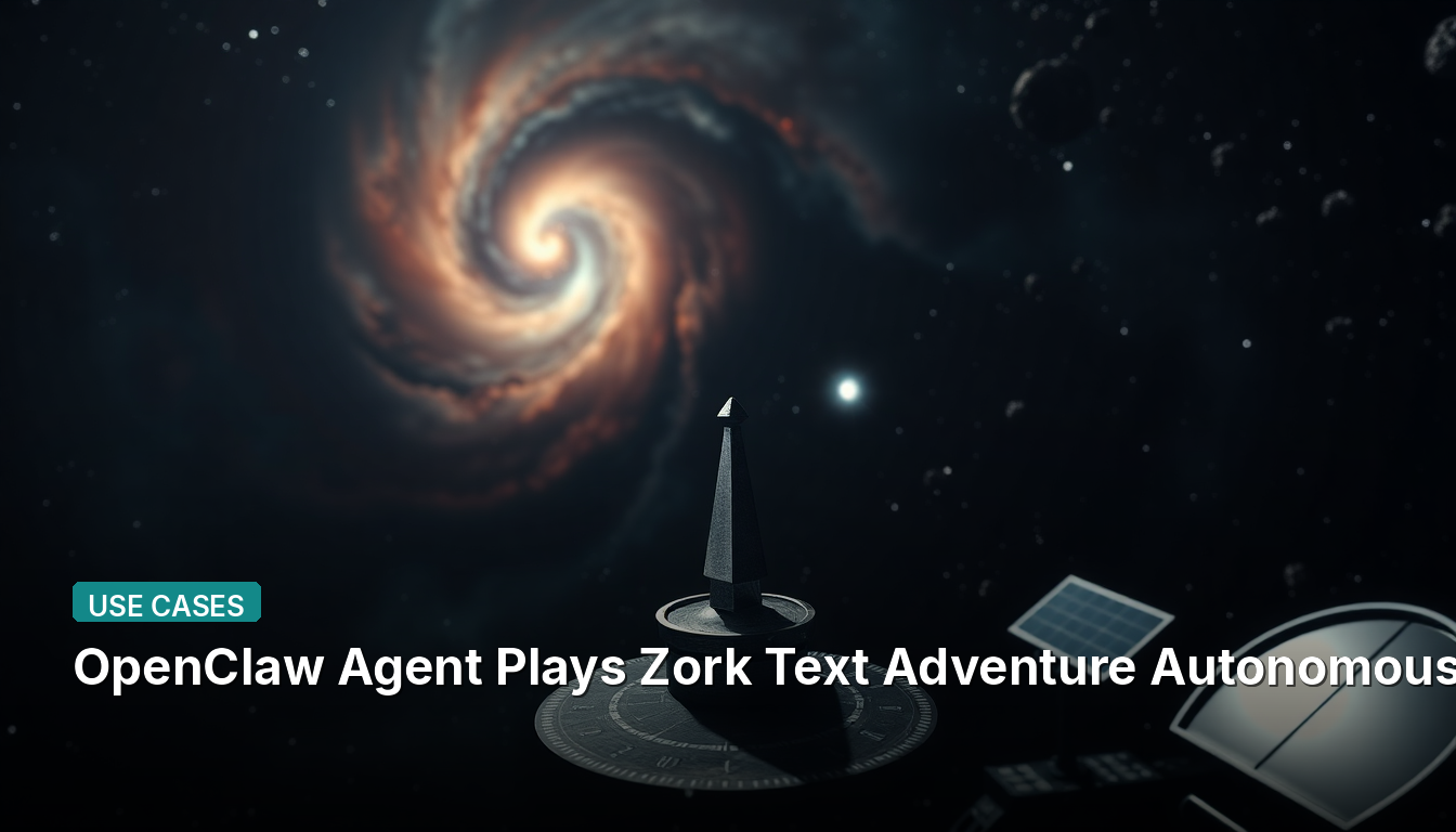 Agente OpenClaw Joga Aventura de Texto Zork Autonomamente