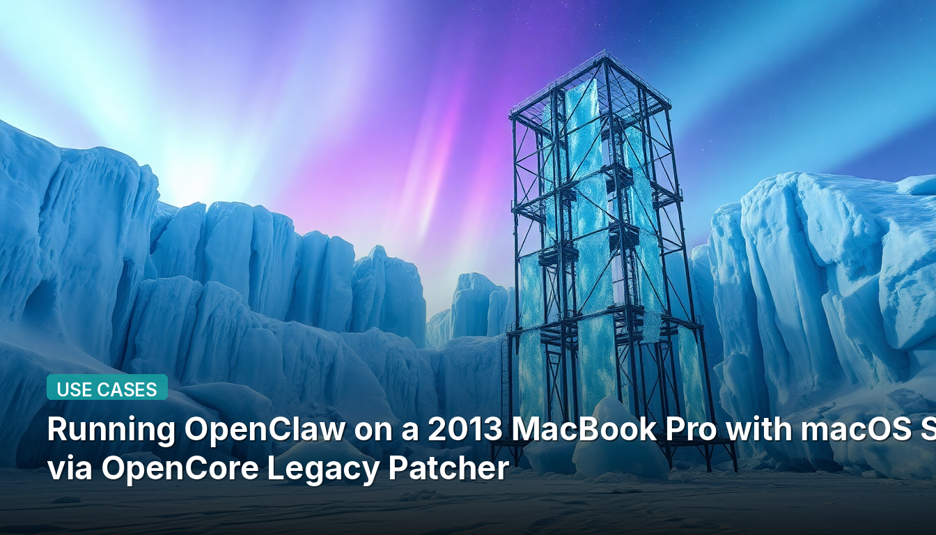 OpenClaw auf einem MacBook Pro von 2013 mit macOS Sonoma über OpenCore Legacy Patcher ausführen
