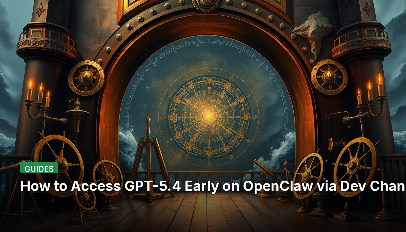 Comment accéder à GPT-5.4 en avance sur OpenClaw via le canal Développeur