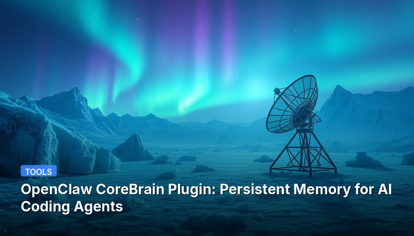 Plugin OpenClaw CoreBrain : Mémoire persistante pour les agents d'IA de codage