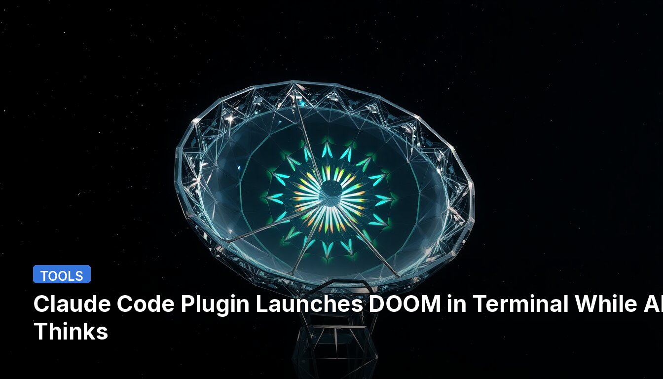 Claude-Code-Plugin startet DOOM im Terminal, während die KI denkt