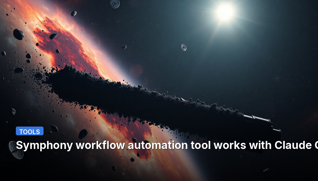 L'outil d'automatisation de flux de travail Symphony fonctionne avec Claude Code.