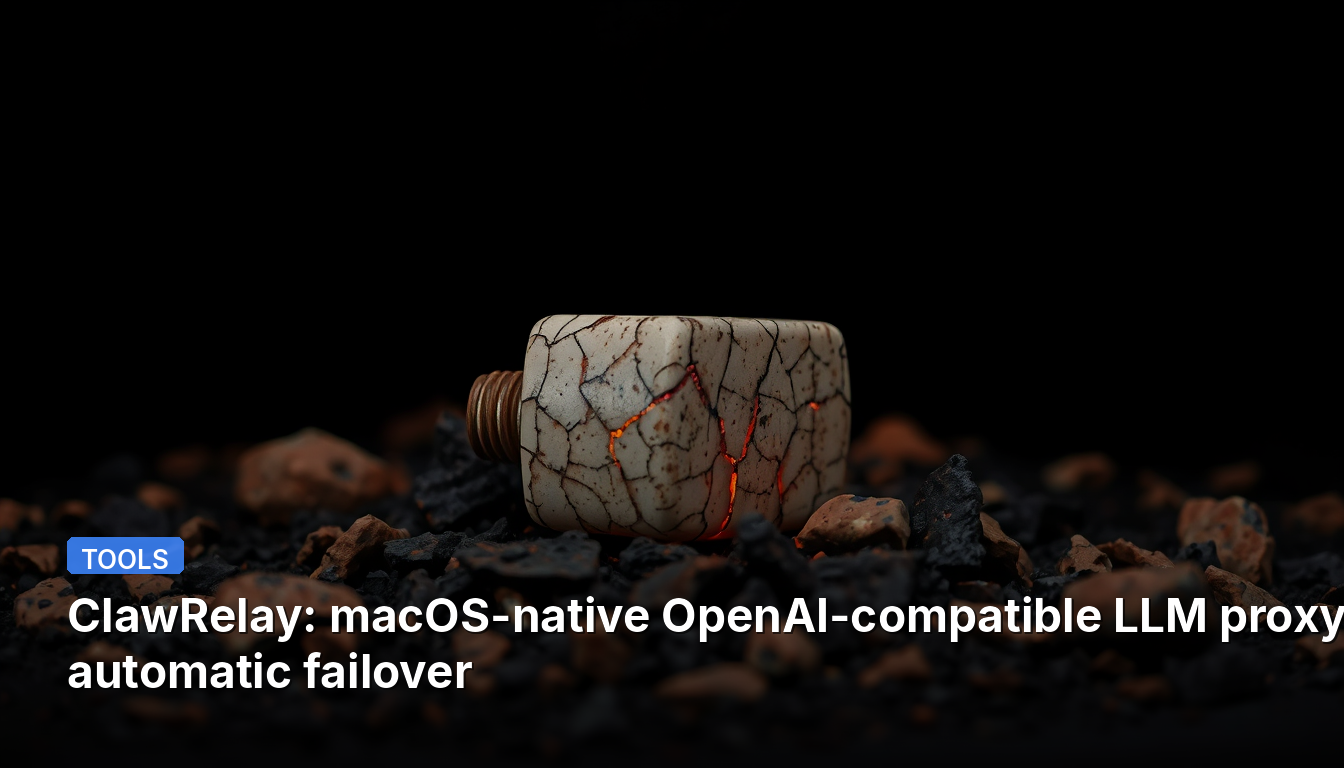 ClawRelay: Proxy LLM compatível com OpenAI nativo para macOS com failover automático