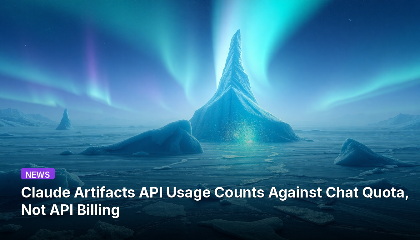 Claude Artifacts APIの使用回数は、API課金ではなく、チャットの利用枠にカウントされます。