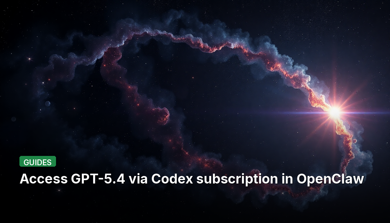 Acesse o GPT-5.4 via assinatura Codex no OpenClaw
