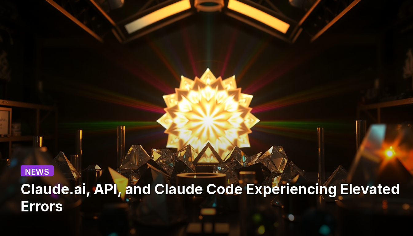 Claude.ai, API, Claude Code에서 오류 발생률이 증가하고 있습니다