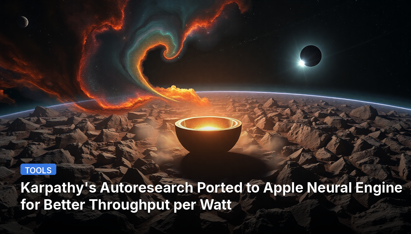 Portage de l'Autoresearch de Karpathy sur le Neural Engine d'Apple pour une meilleure efficacité énergétique par watt