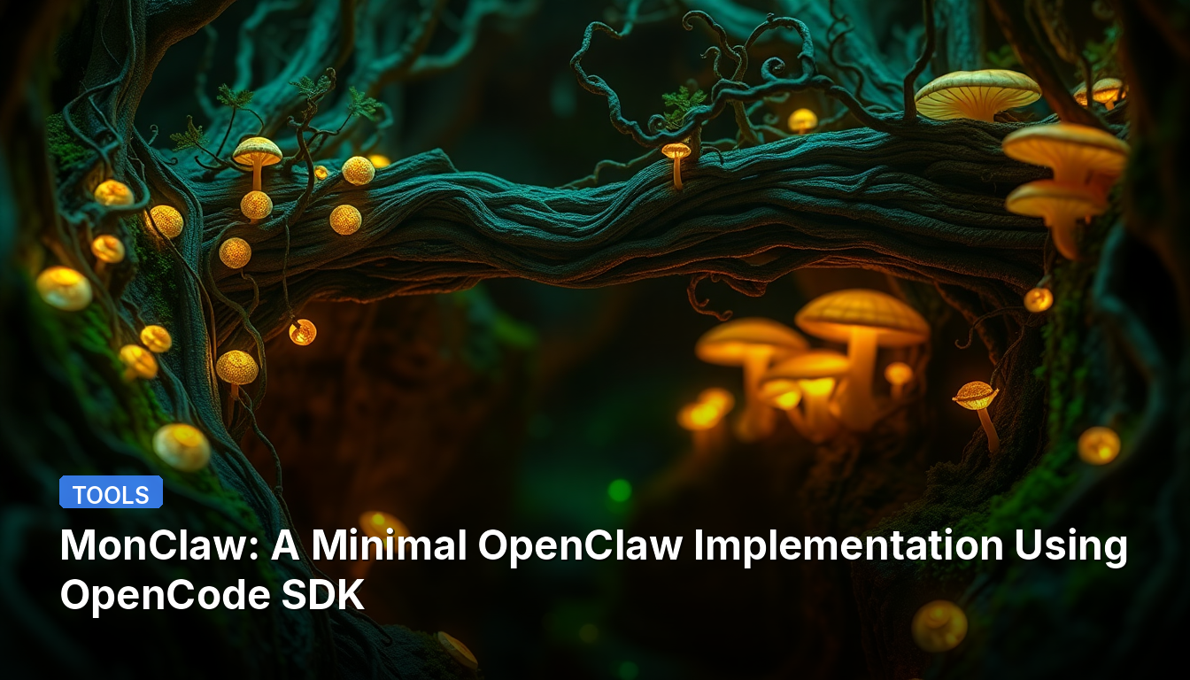 MonClaw : Une Implémentation Minimale d'OpenClaw Utilisant le SDK OpenCode