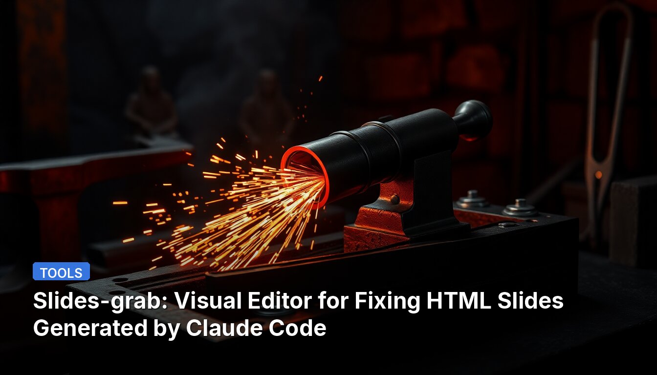 Slides-grab: Visueller Editor zum Korrigieren von HTML-Folien, die von Claude Code generiert wurden