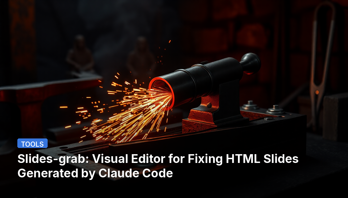 Slides-grab: Claude Codeで生成されたHTMLスライドを修正するためのビジュアルエディター
