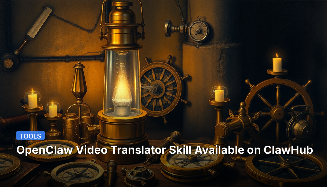 Compétence de Traduction Vidéo OpenClaw Disponible sur ClawHub