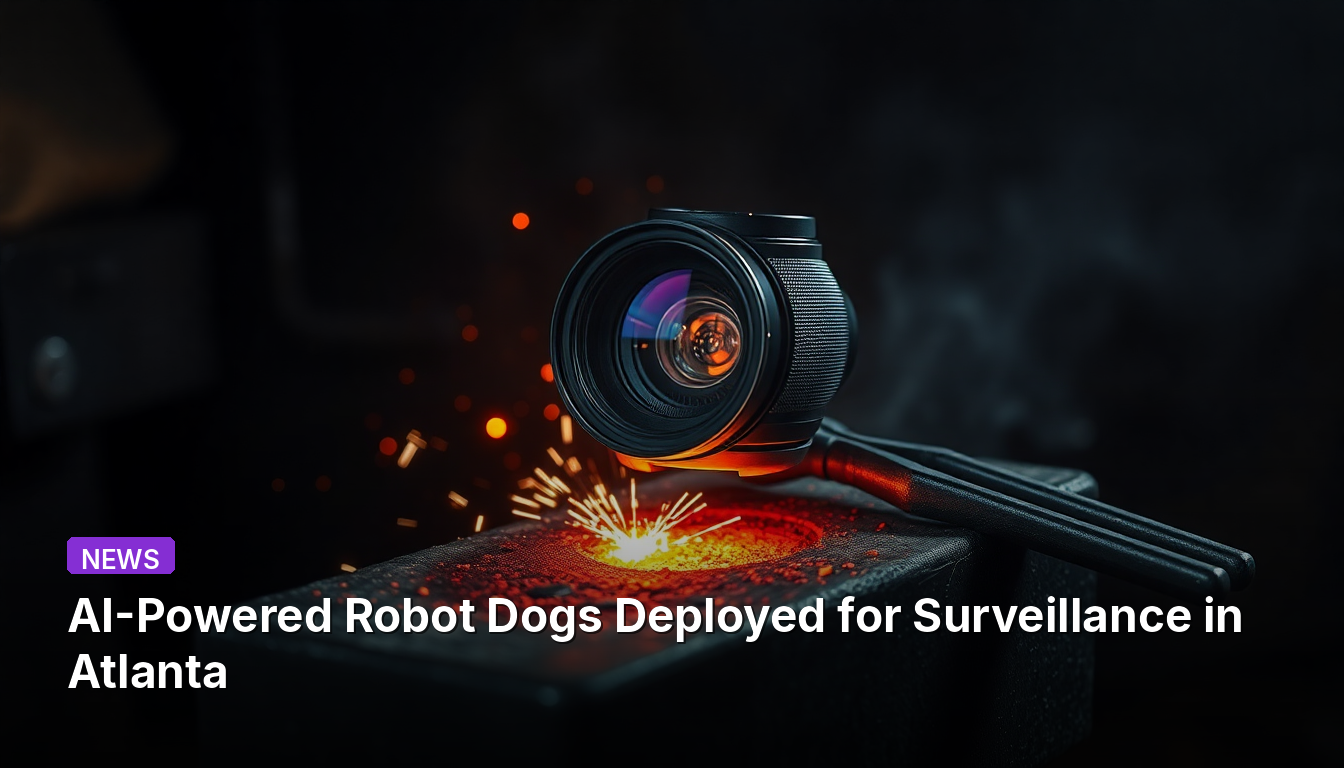 AI搭載ロボット犬がアトランタで監視任務に配備