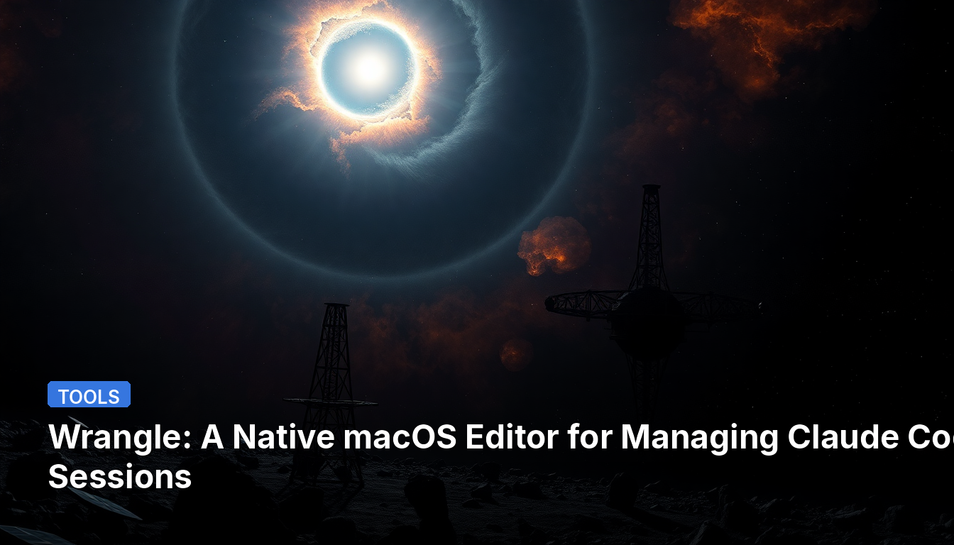 Wrangle:Claudeコードセッションを管理するネイティブmacOSエディター