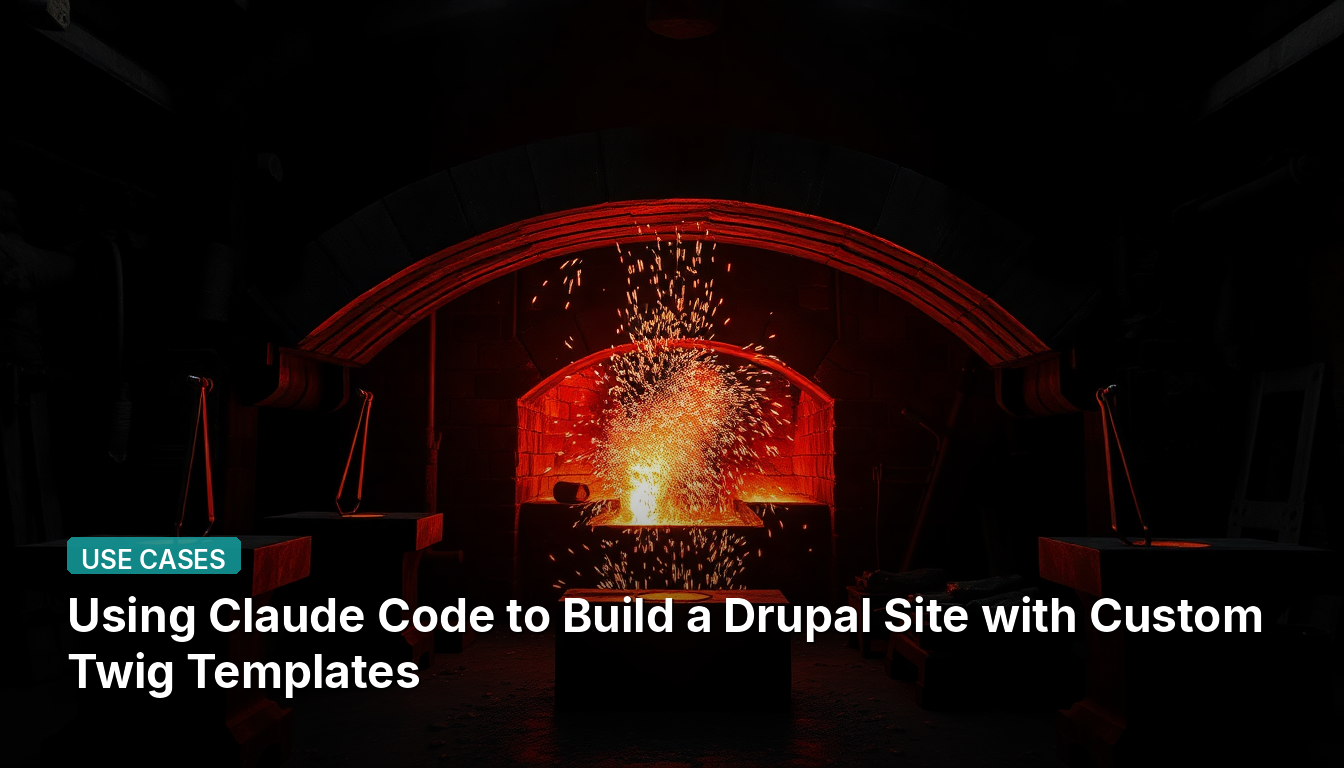 Claude Codeを使用してカスタムTwigテンプレートでDrupalサイトを構築する