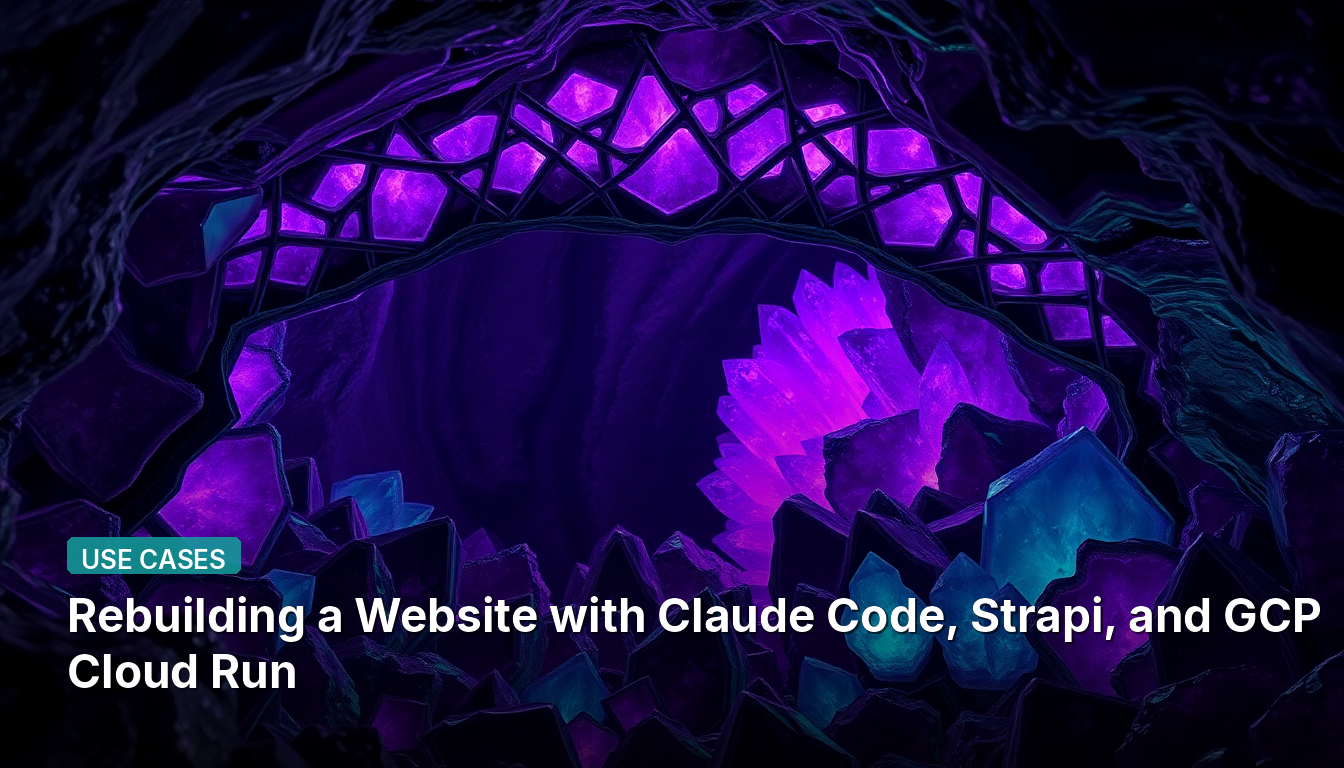 Claude Code、Strapi、GCP Cloud Runを使用したWebサイトの再構築