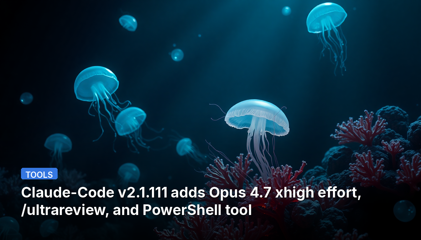 Claude-Code v2.1.111 fügt Opus 4.7 xhigh effort, /ultrareview und das PowerShell-Tool hinzu