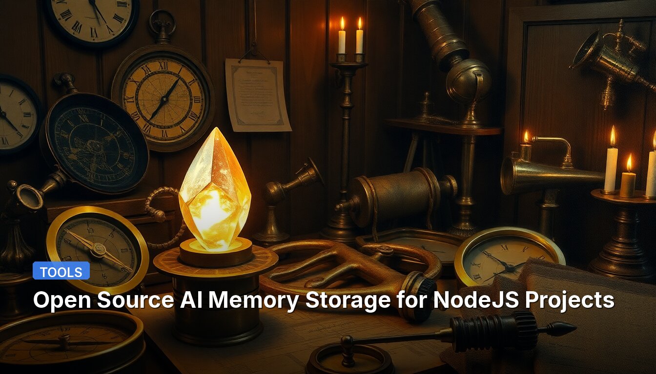 NodeJSプロジェクト向けオープンソースAIメモリストレージ