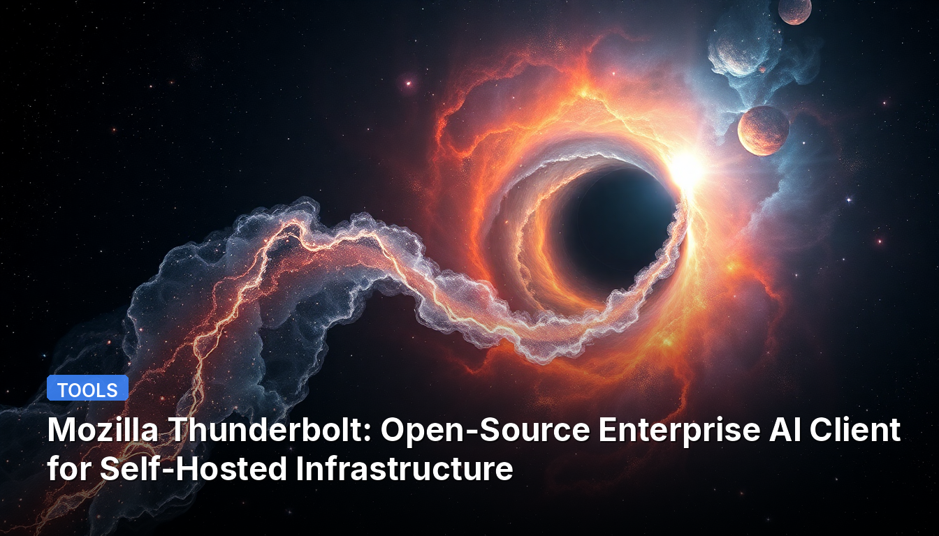 Mozilla Thunderbolt : Client IA d'entreprise open source pour infrastructure auto-hébergée