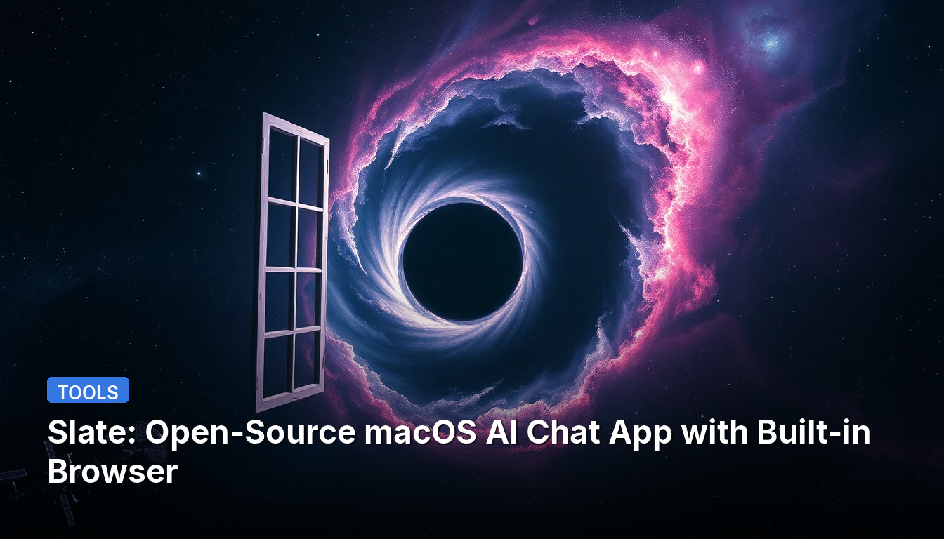 Slate : Application de chat IA macOS open source avec navigateur intégré