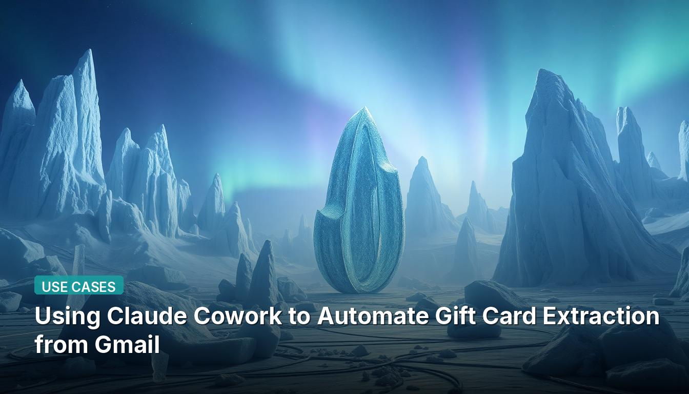 Using Claude Cowork to Automate Gift Card Extraction from Gmail