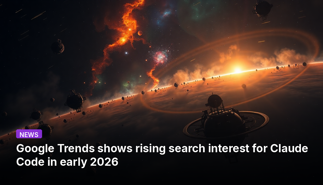 Google Trends는 2026년 초 Claude Code에 대한 검색 관심도가 상승하고 있음을 보여줍니다.