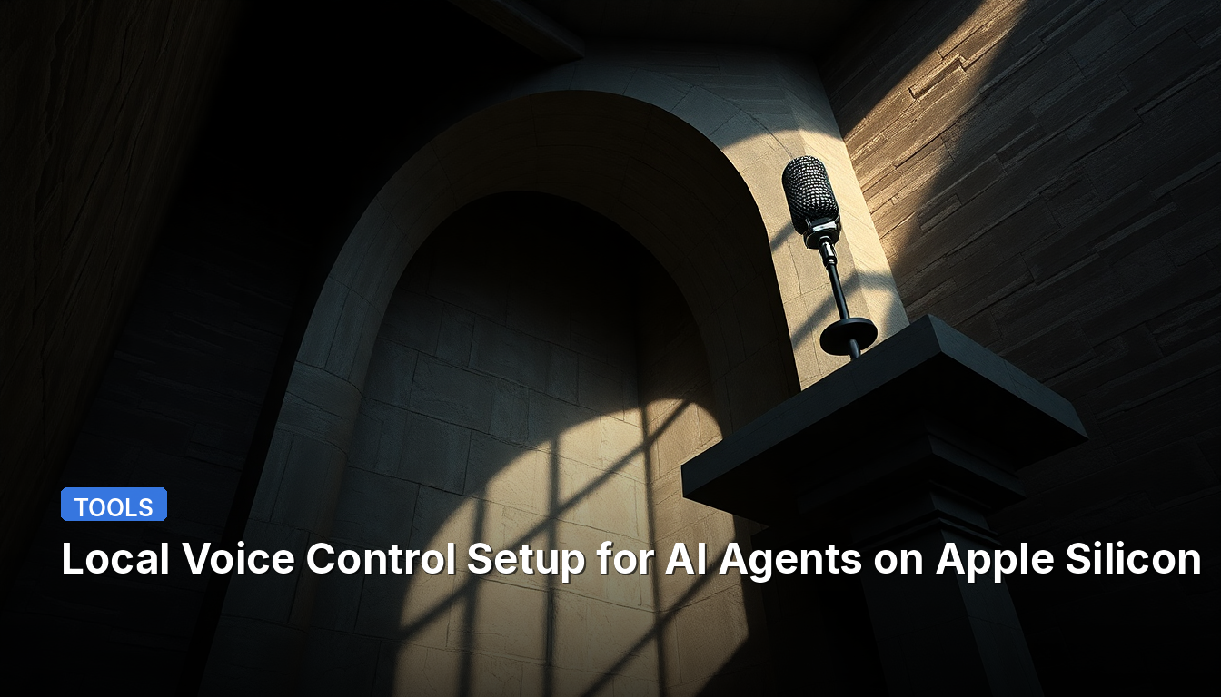 Configuração de Controle de Voz Local para Agentes de IA no Apple Silicon