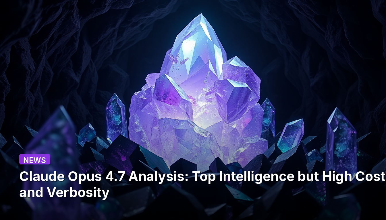 Claude Opus 4.7 Analysis: Top Intelligence but High Cost and Verbosity