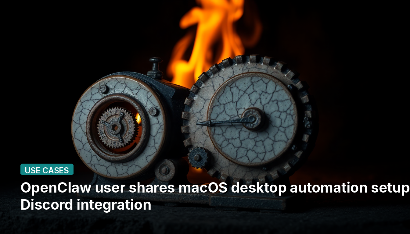 OpenClawユーザーがDiscord連携機能を備えたmacOSデスクトップ自動化セットアップを共有