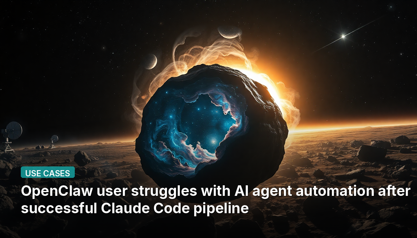 Usuário do OpenClaw enfrenta dificuldades com automação de agente de IA após pipeline bem-sucedido do Claude Code