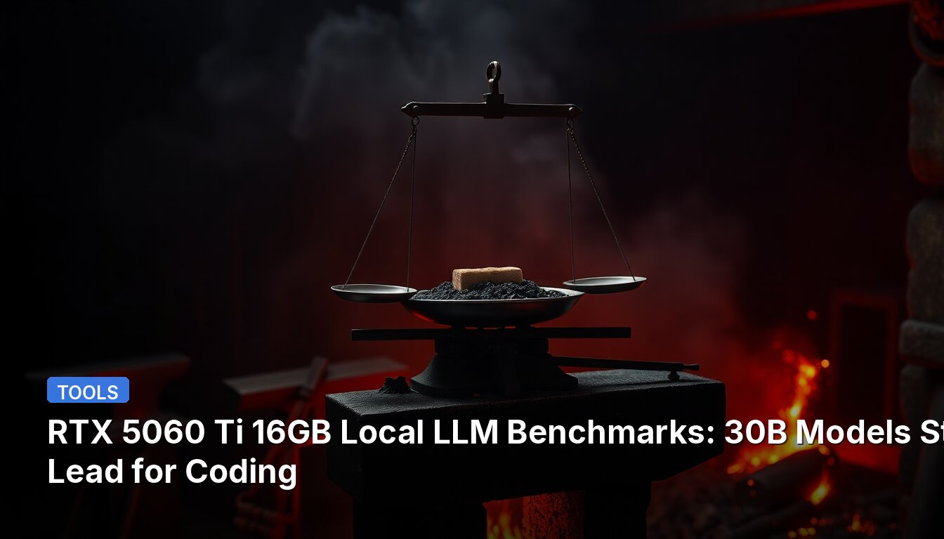 RTX 5060 Ti 16GB Lokale LLM-Benchmarks: 30B-Modelle liegen beim Programmieren immer noch vorn