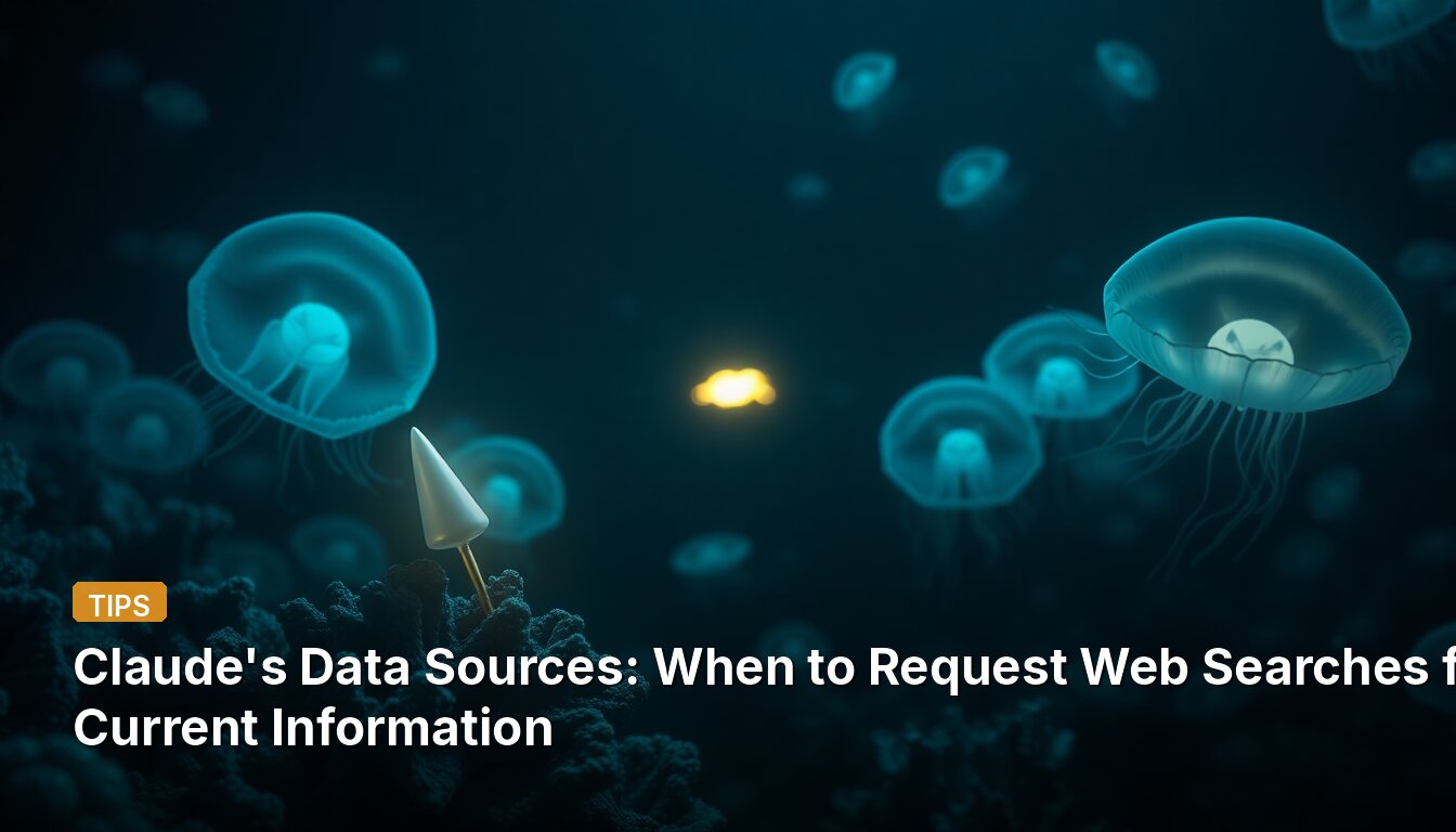 Sources de données de Claude : Quand demander des recherches web pour des informations actuelles