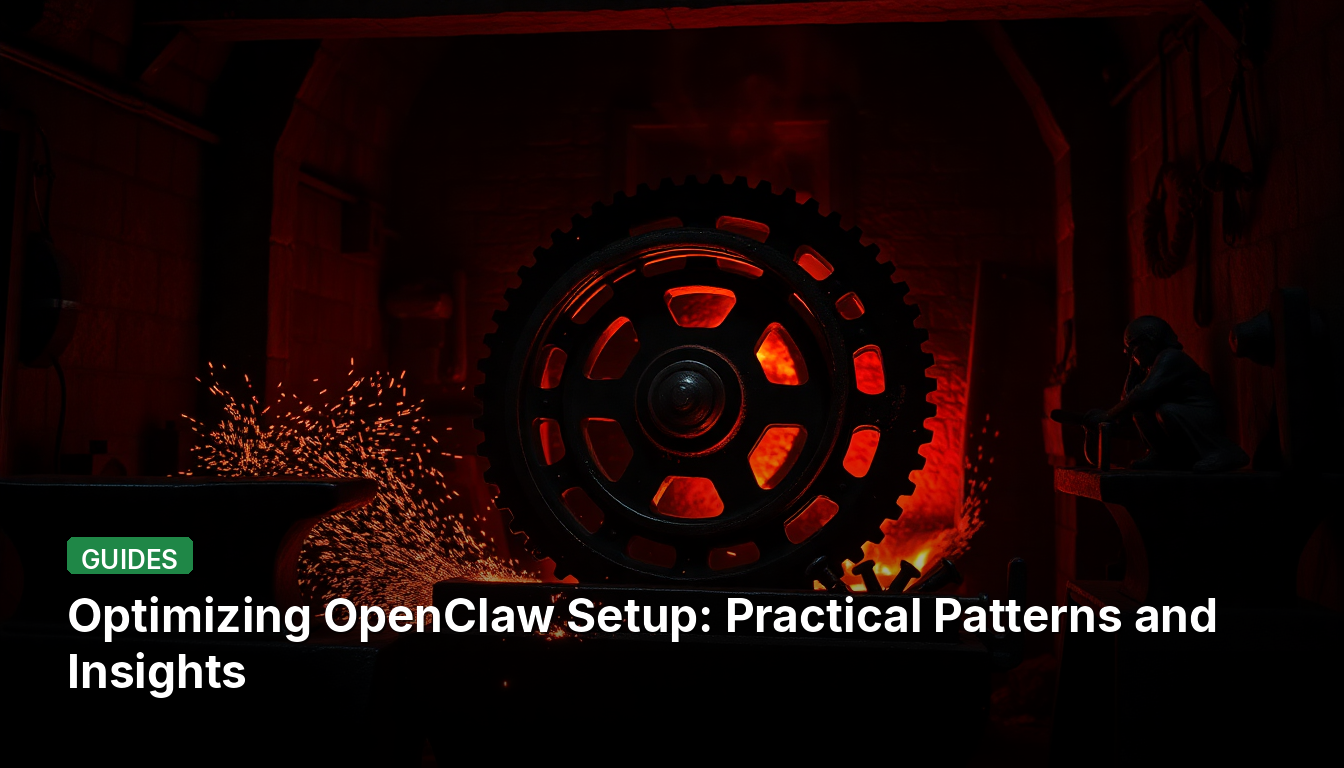 OpenClawセットアップの最適化:実践的なパターンと洞察