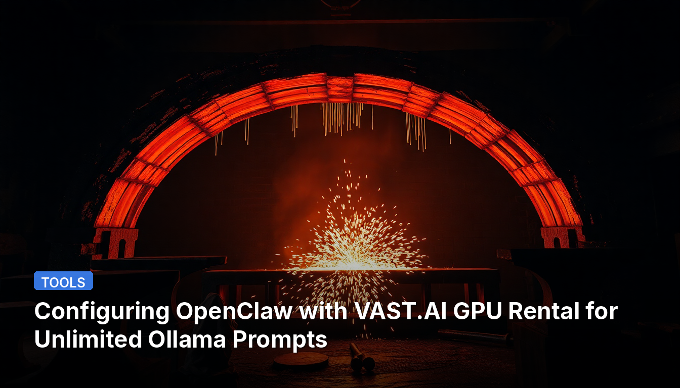 Configurando OpenClaw com Aluguel de GPU VAST.AI para Prompts Ilimitados do Ollama