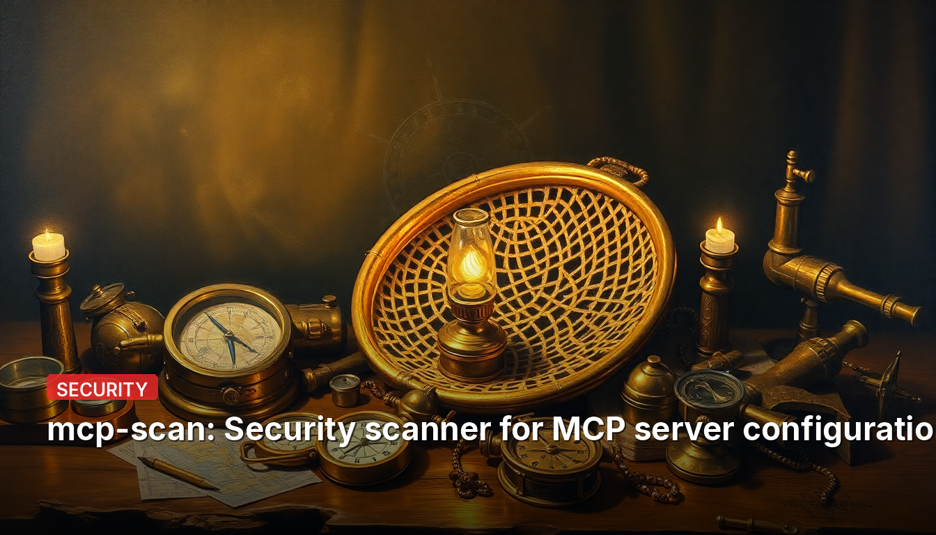 mcp-scan: MCP 서버 구성 보안 스캐너