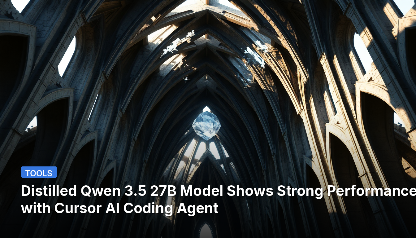 O Modelo Distilled Qwen 3.5 27B Demonstra Forte Desempenho com o Agente de Codificação Cursor AI