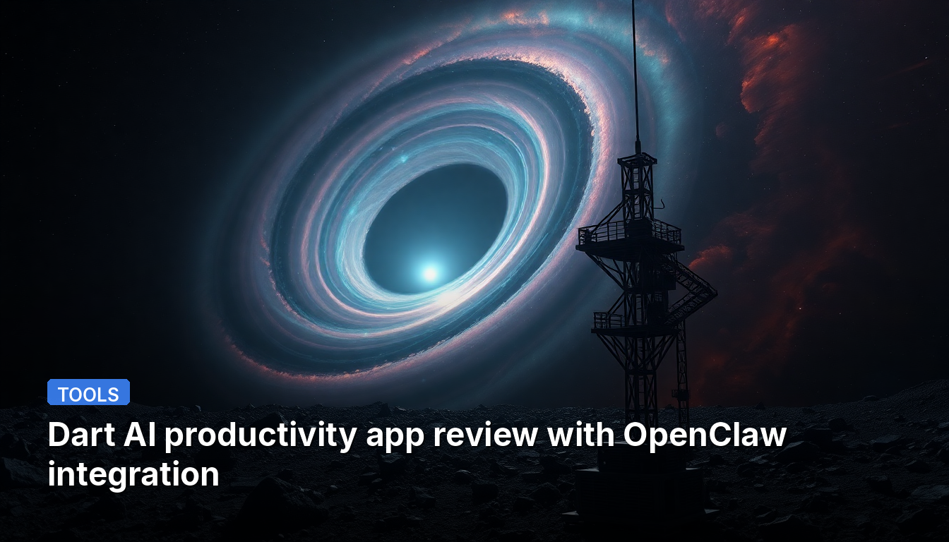 Revisão do aplicativo de produtividade Dart AI com integração OpenClaw