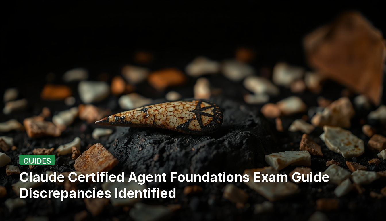 Guide de l'examen des Fondations des Agents Certifiés Claude - Divergences Identifiées
