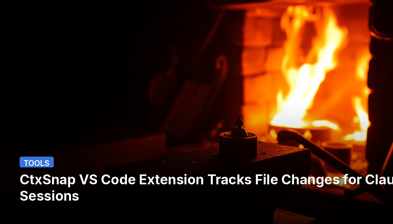 L'extension CtxSnap pour VS Code suit les modifications de fichiers pour les sessions Claude